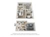 Townhome Style- 2 Bedroom 1.5 Bathroom